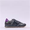Wonders Towanda Nylon Laced Trainer - Gun Metal